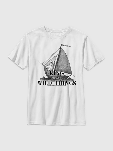 Where The Wild Things Are King Of All The Wild Things Gender-Neutral Graphic T-Shirt for Kids