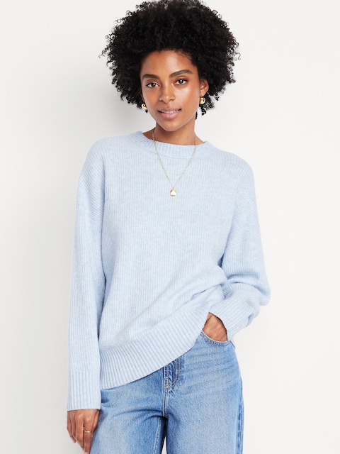 SoSoft Crew-Neck Tunic Sweater