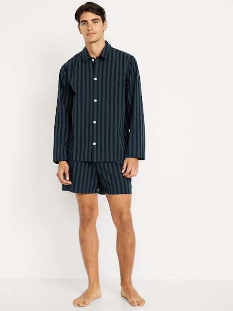 PYJAMA COURT EN POPELINE