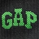 GAPロゴ アスレチック クルーソックス