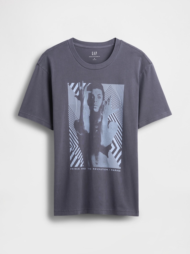 プリンス＆ザ・レボリューション グラフィックTシャツ-4