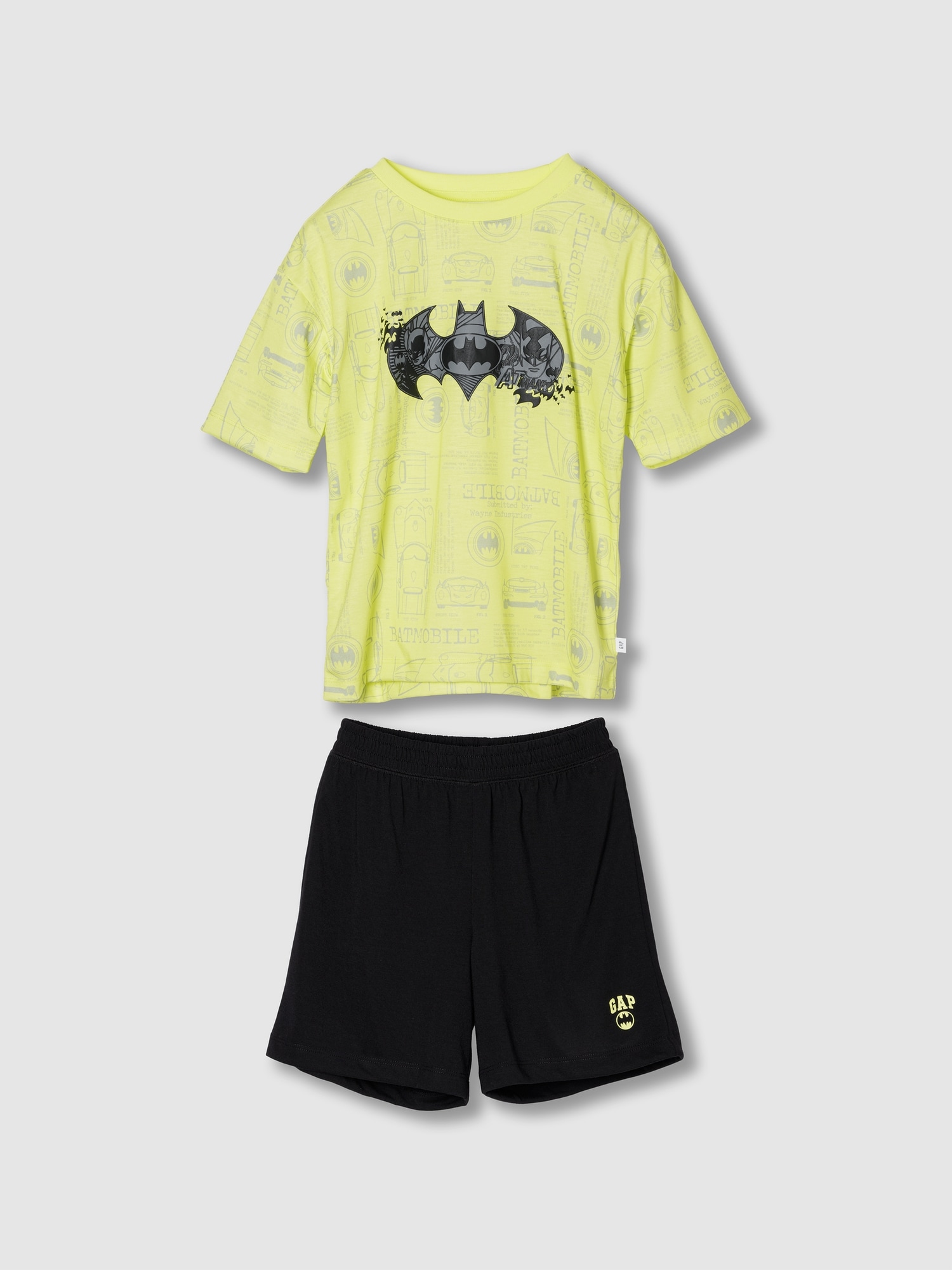 Gap バットマン リサイクル ショートパンツパジャマセット (キッズ) Gap バットマン リサイクル ショートパンツパジャマセット (キッズ)