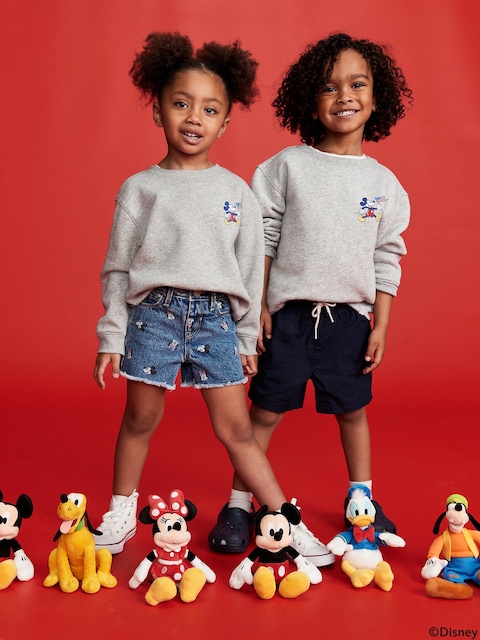 Old Navy x Disney© Mickey Mouse Unisex Oversized Flag Graphic Sweatshirt for Toddler