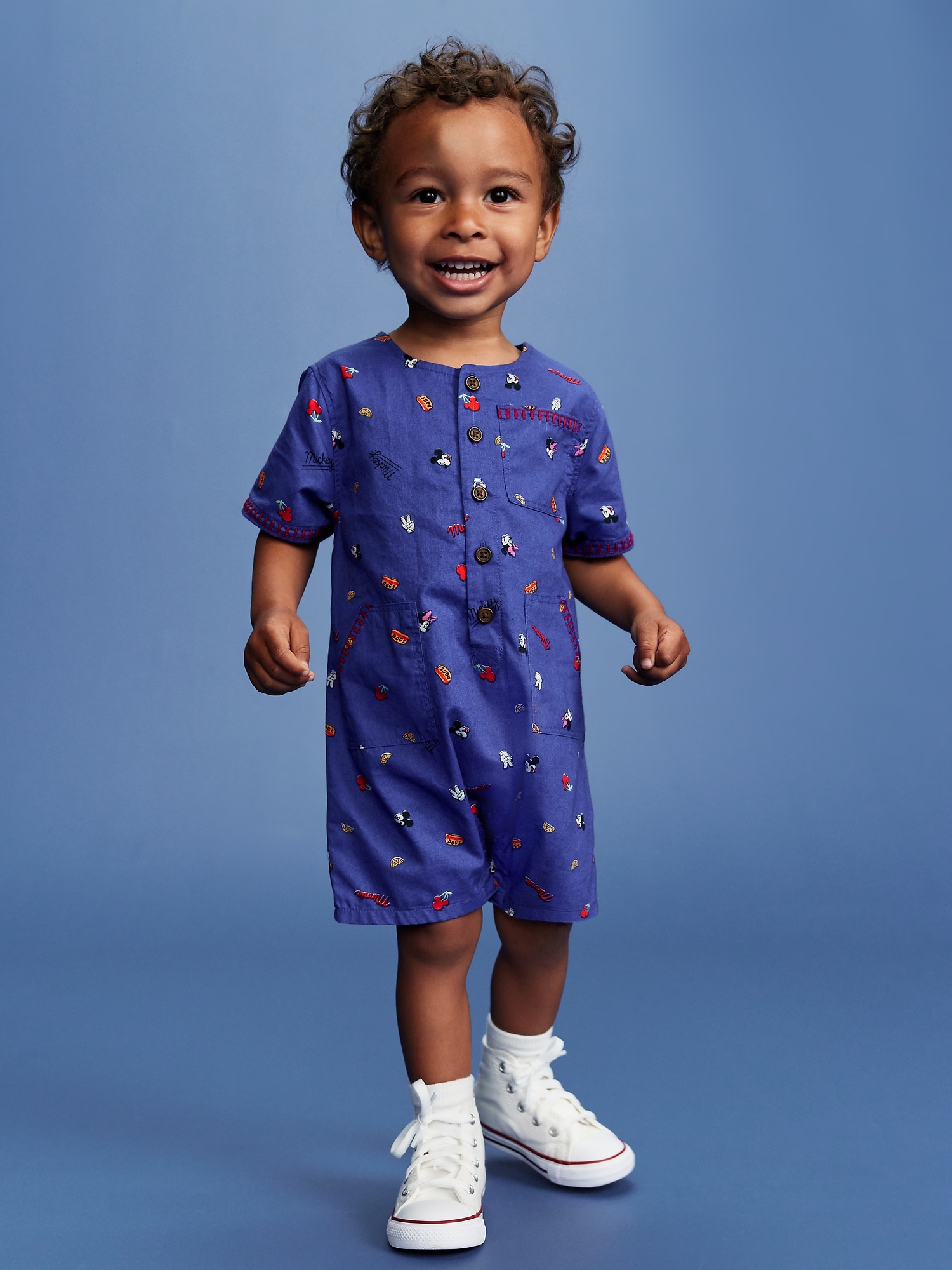 BARBOTEUSE UNE-PIÈCE EN POPELINE OLD NAVY X DISNEY © POUR BÉBÉ