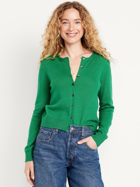 SoSoft Cropped Cardigan Sweater