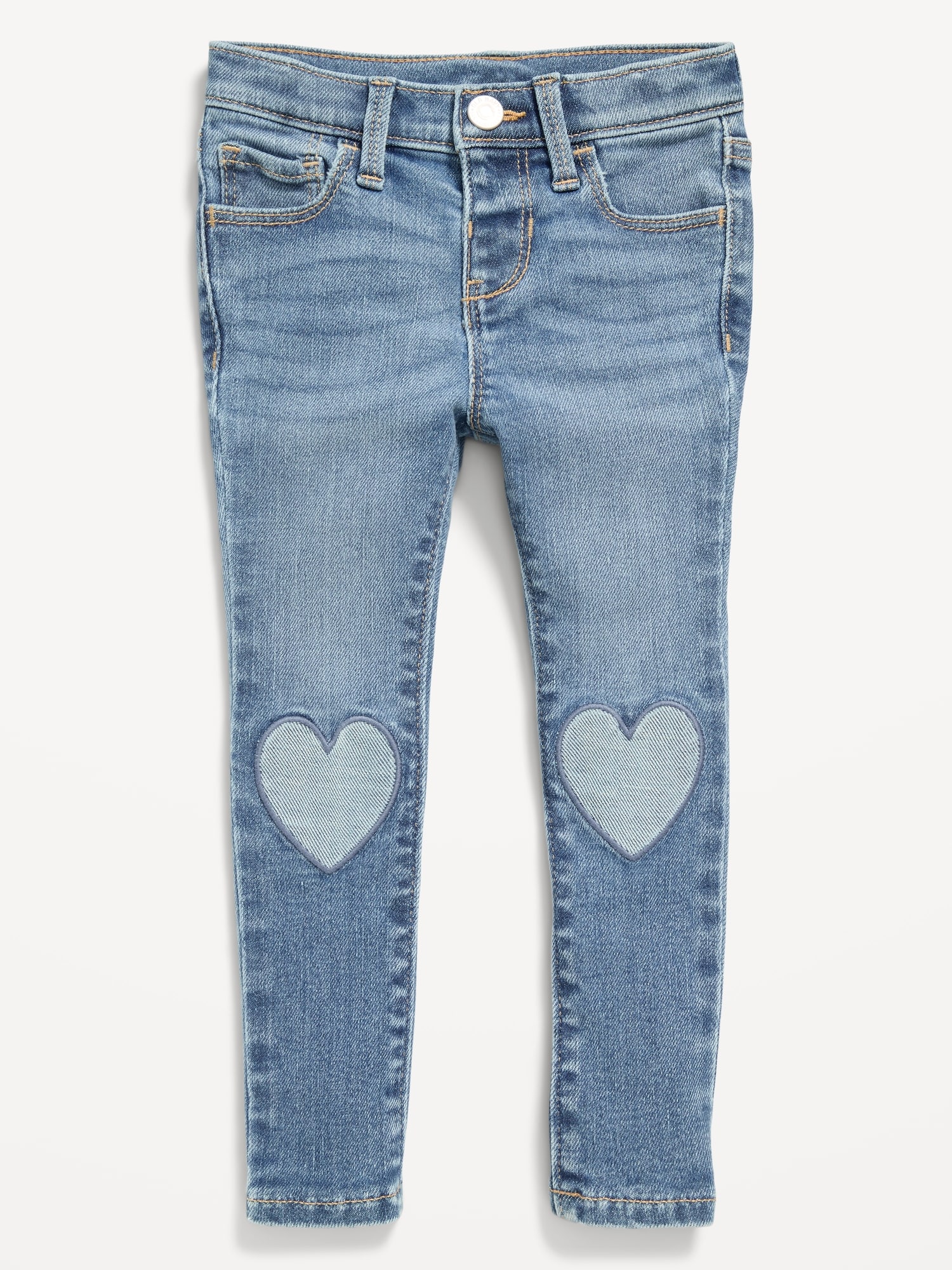 High-Waisted Rockstar 360° Stretch Jeggings for Toddler Girls