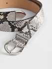 レザースネーク プリントベルト-3