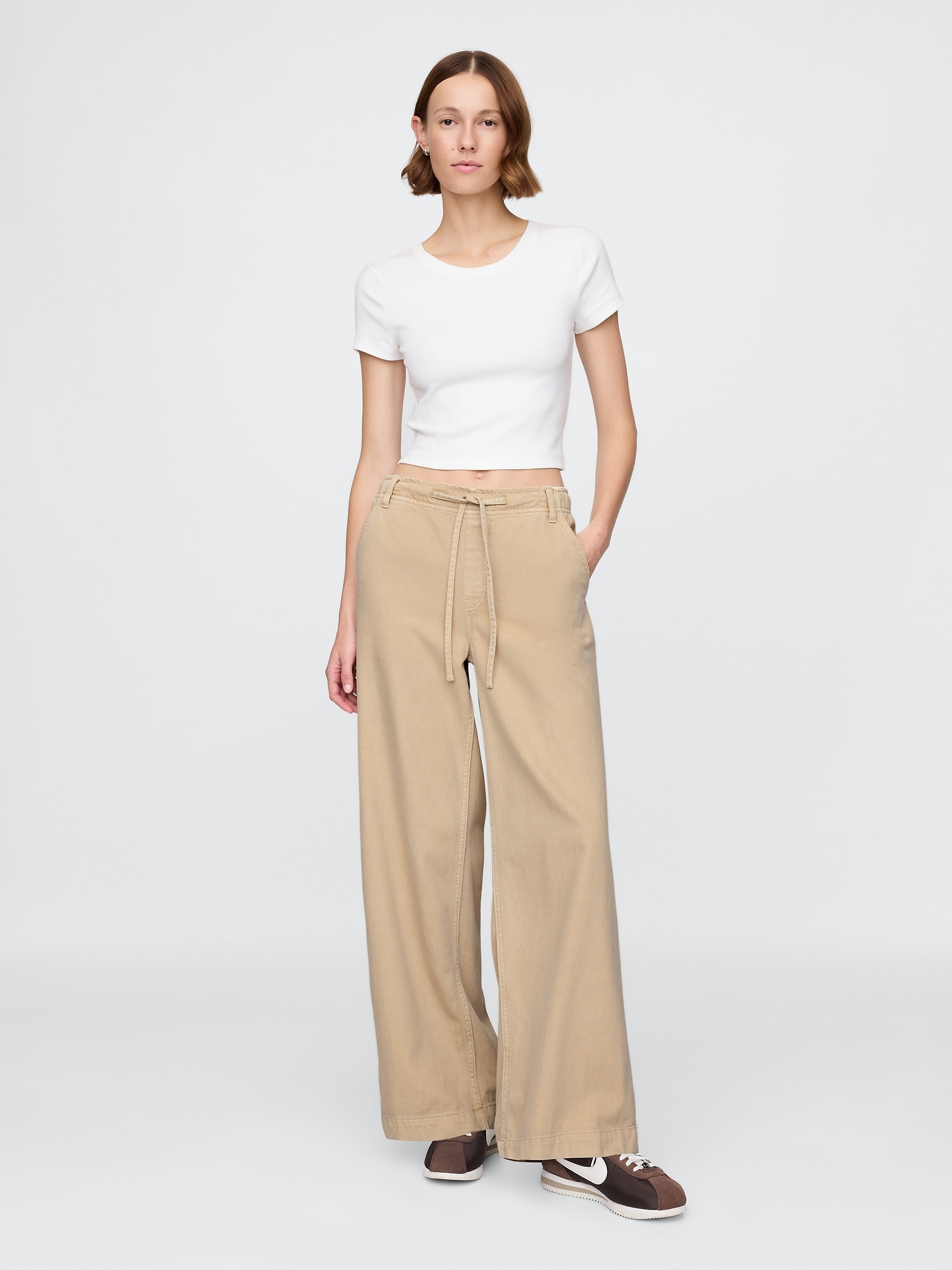 Mid Rise UltraSoft Easy Baggy Jeans