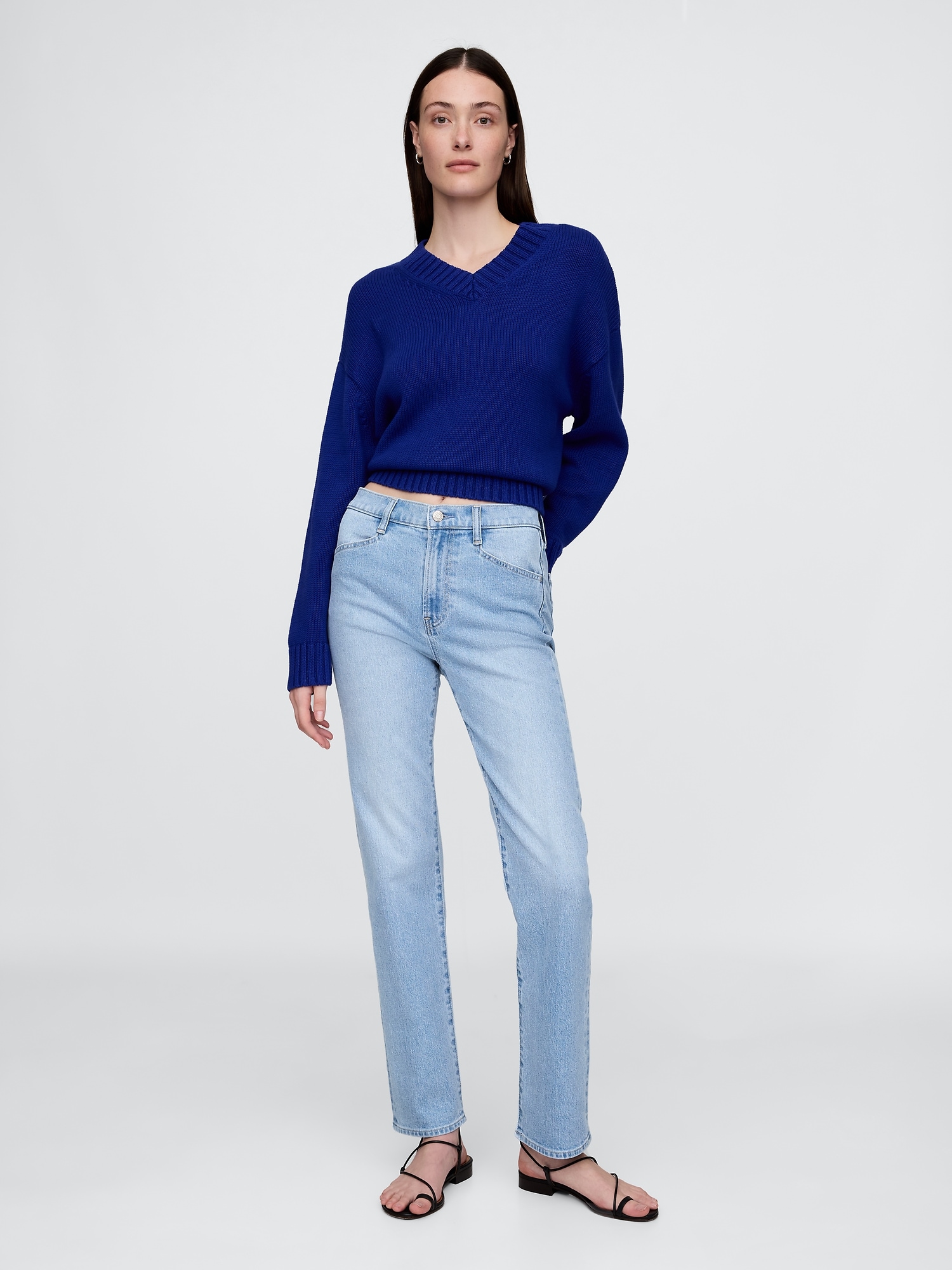 High Rise '90s Slim Straight Jeans