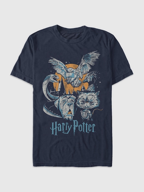 Harry Potter Night Animal Graphic T-shirt