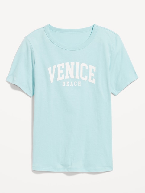 T-SHIRT PASSE-PARTOUT RAS DU COU À IMPRIMÉ