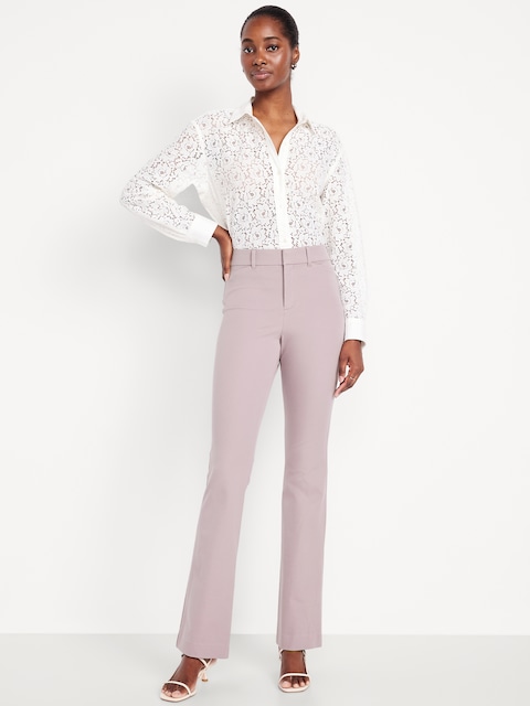 High-Waisted Pixie Flare Pants
