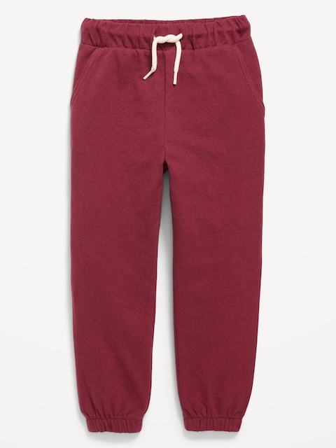PANTALON DE JOGGING EN COTON OUATÉ À OURLET CINTRÉ POUR TOUT-PETIT GARÇON