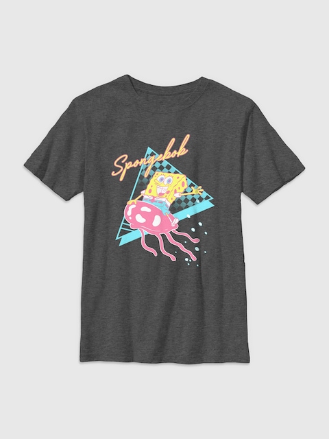 Spongebob Squarepants Pop Gender-Neutral Graphic T-Shirt for Kids