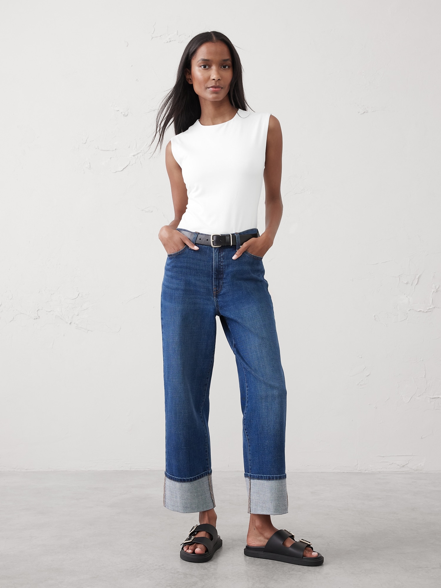 Soft Stretch Crew-Neck T-Shirt