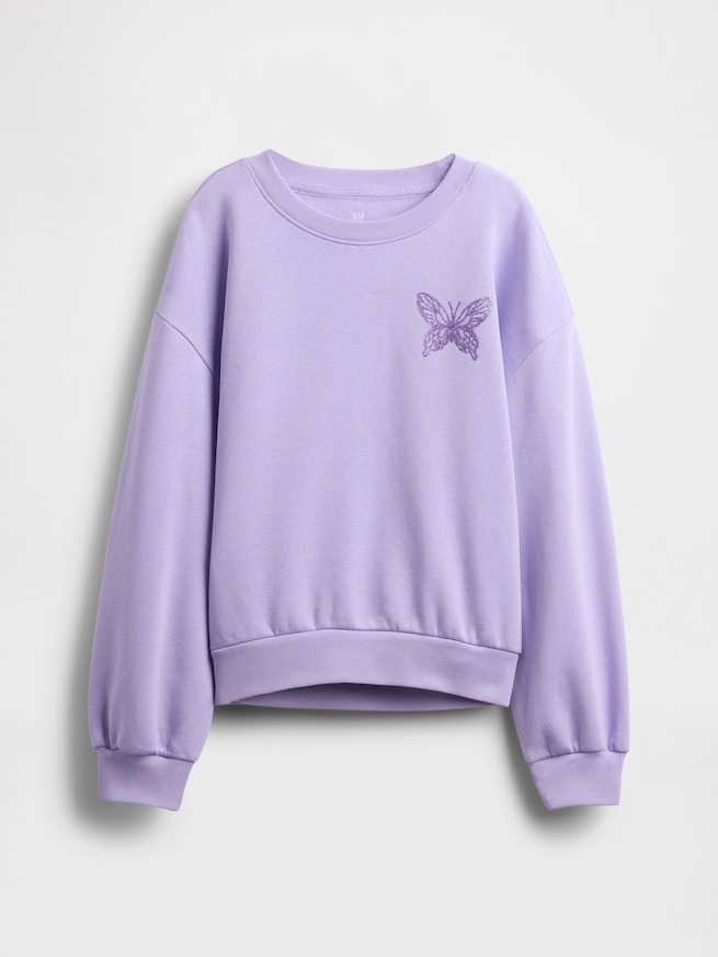 ヴィンテージソフト ドルマン スウェットシャツ (キッズ)-1