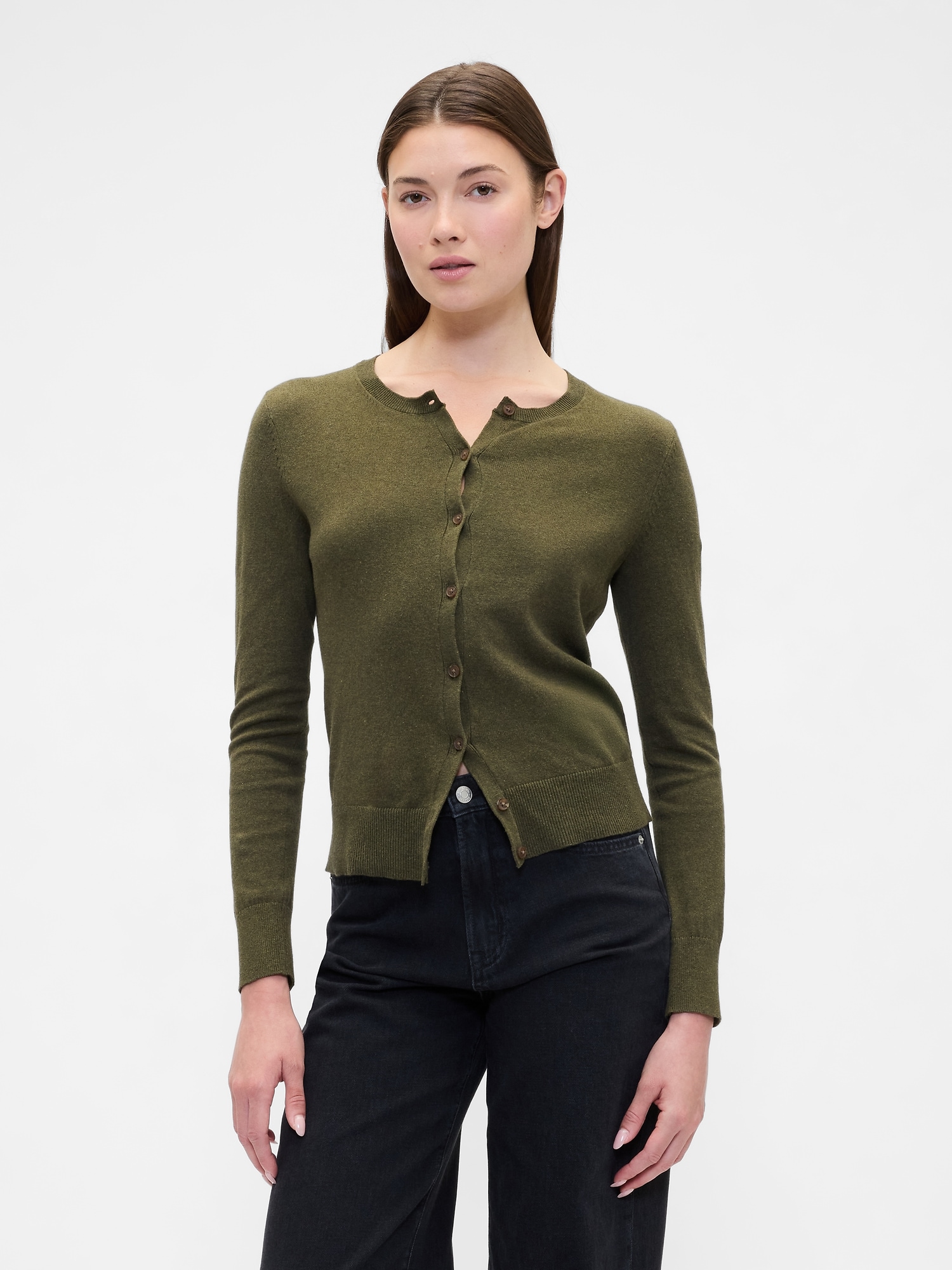 Crewneck Cardigan