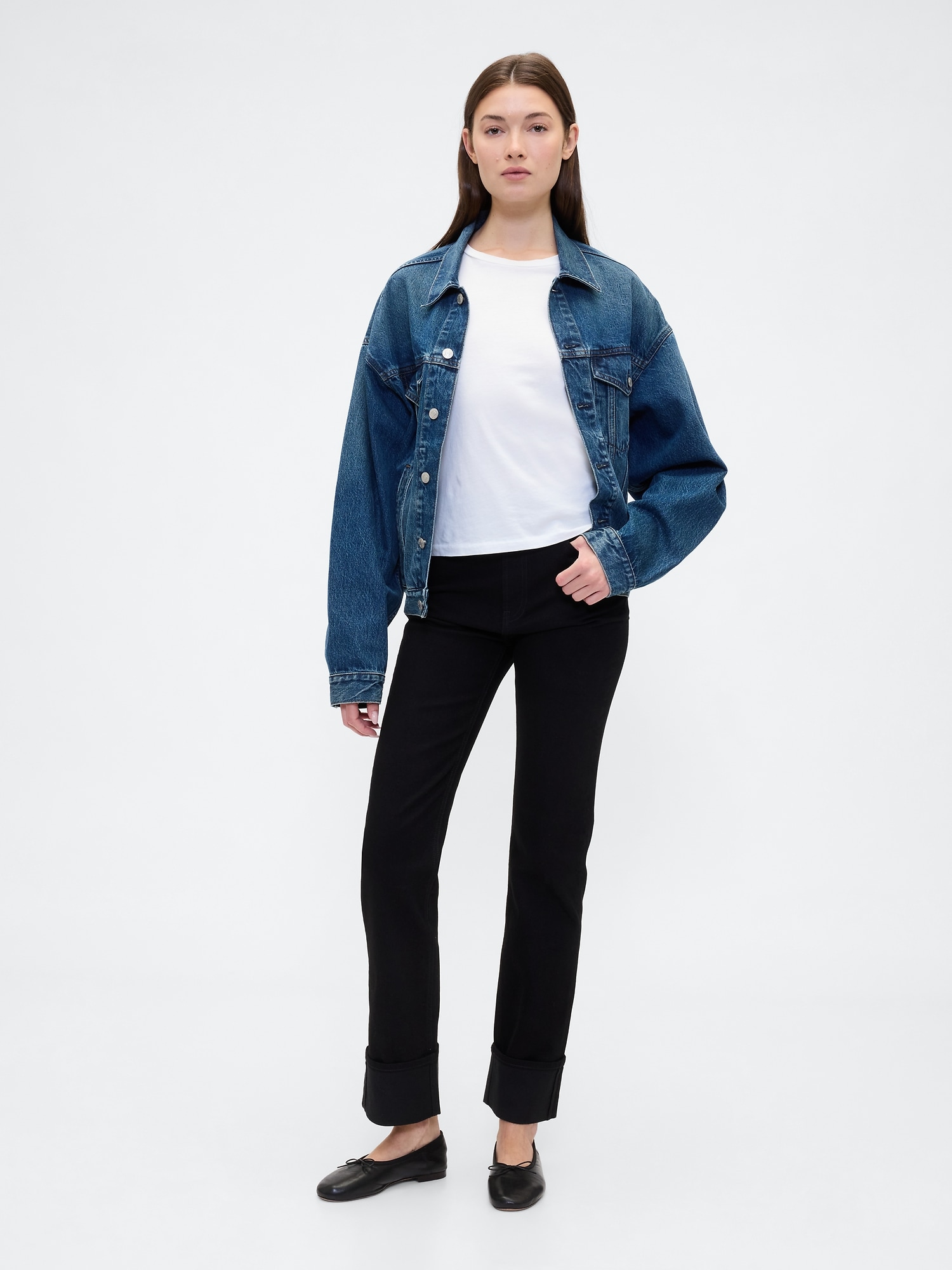 High Rise '90s Straight Jeans