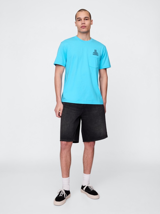ポケット グラフィックTシャツ-1
