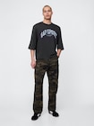 オーバーサイズ GAPグラフィック フレンチテリー クルーネックスウェット-1