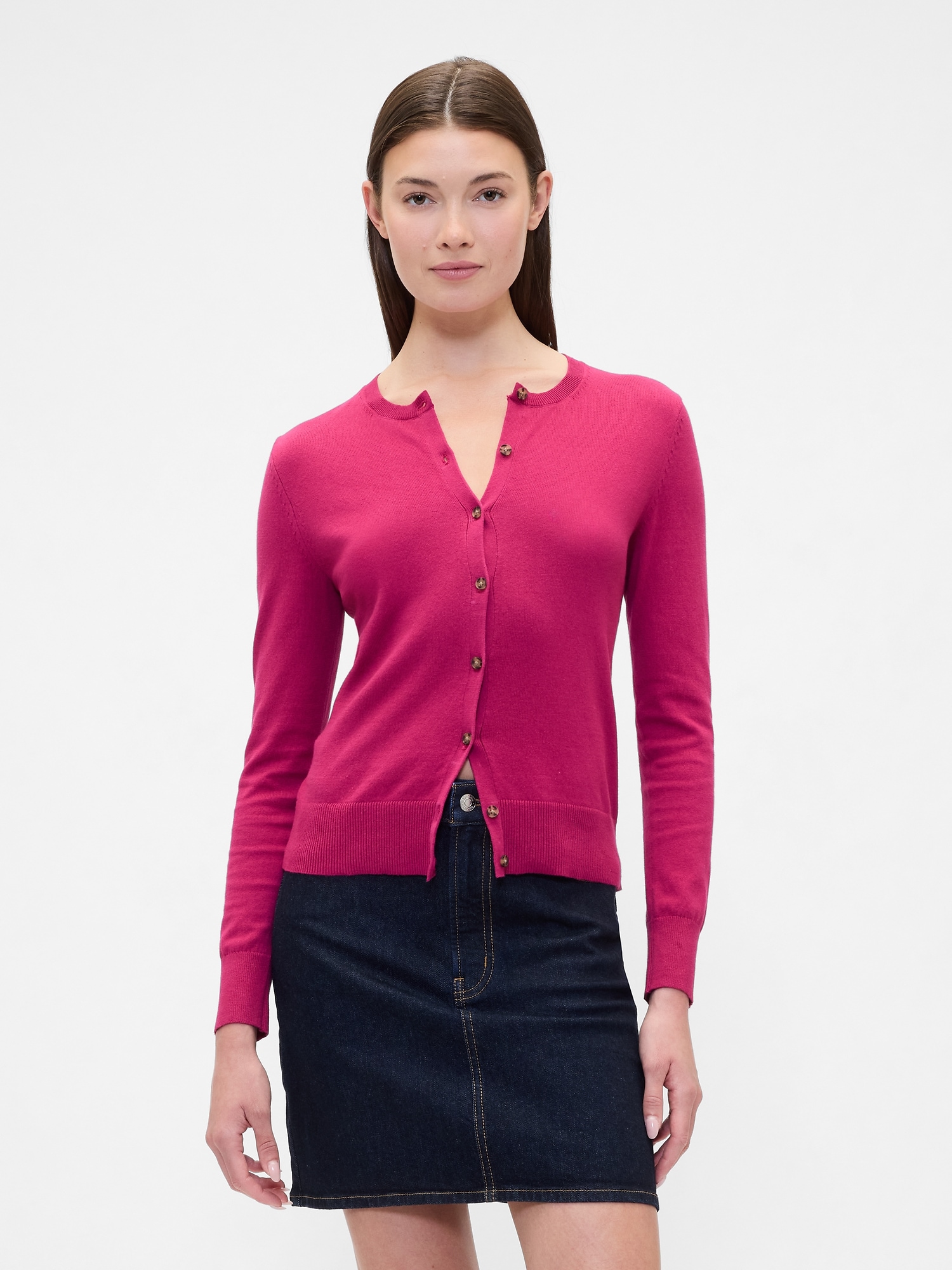Crewneck Cardigan