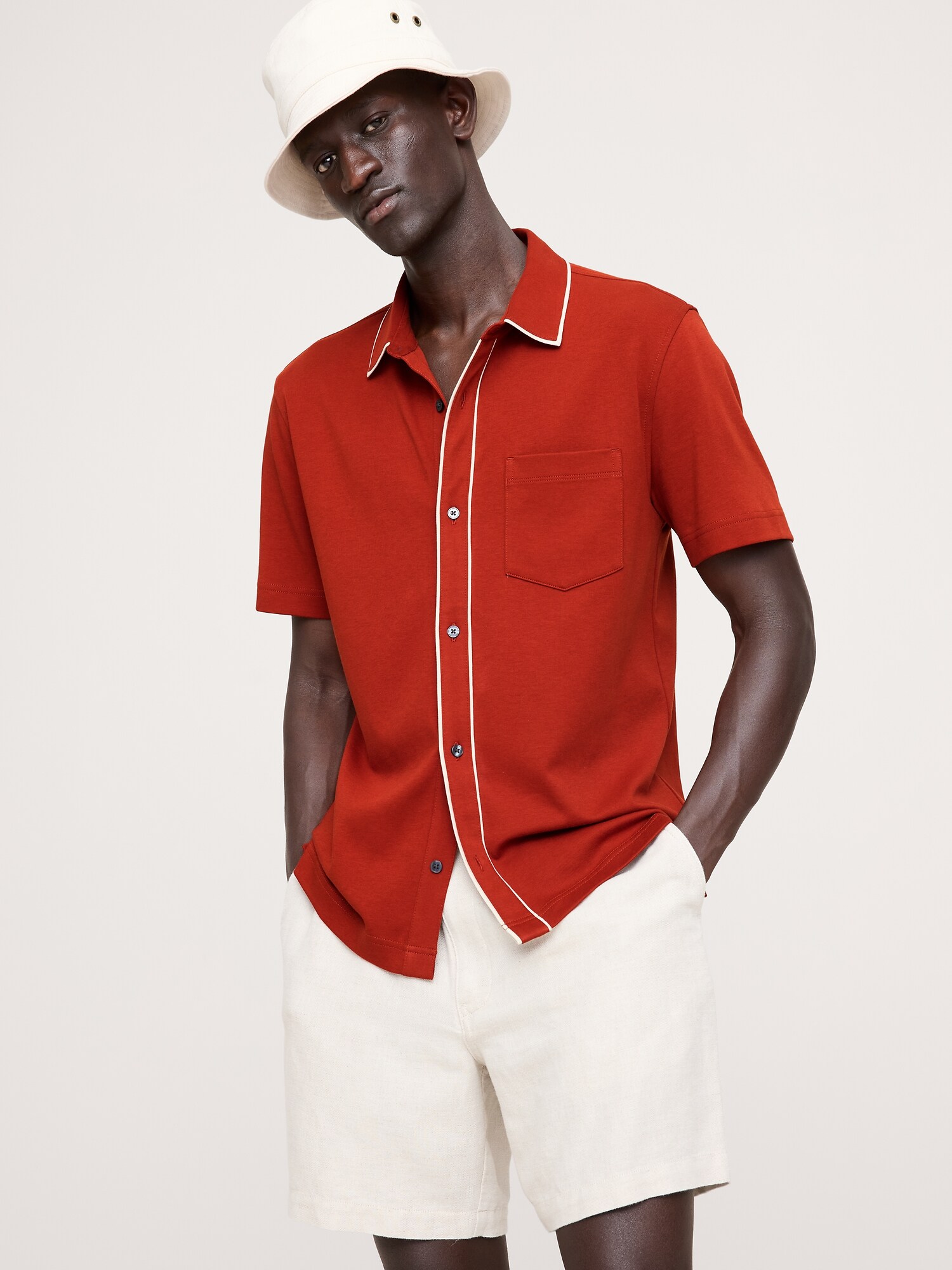 Luxury-Touch Resort Shirt