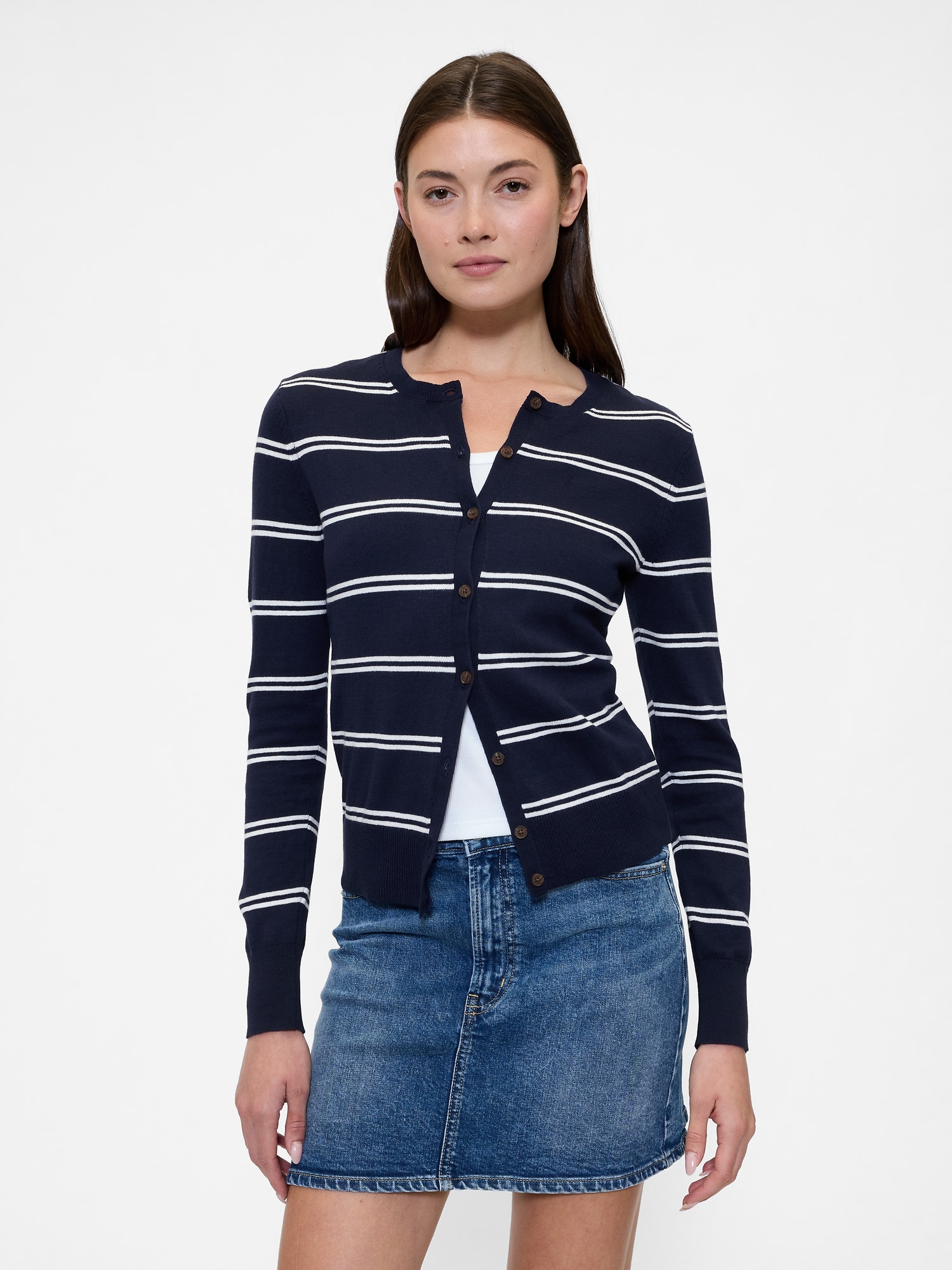 Crewneck Cardigan