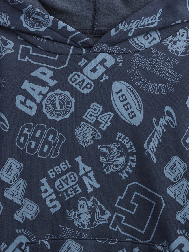 リラックス GAPロゴ プリントパーカー-2