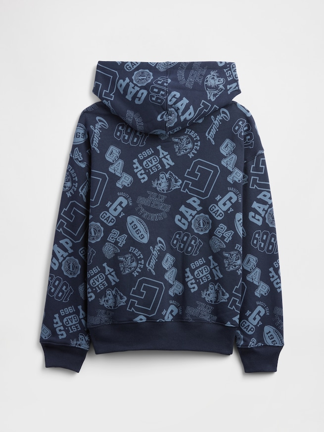 リラックス GAPロゴ プリントパーカー-1