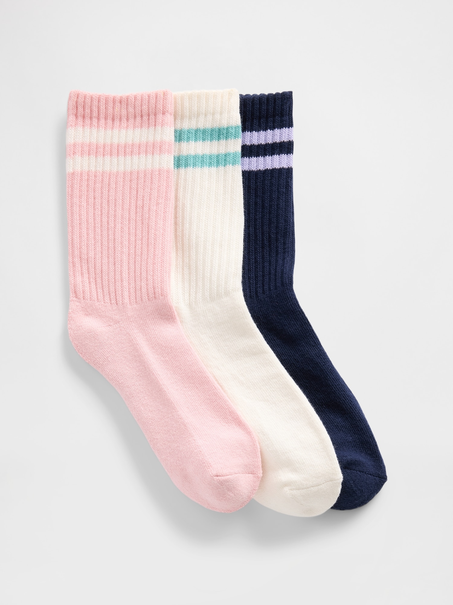 Gap スラウチー クルーソックス 3足セット (キッズ) Gap スラウチー クルーソックス 3足セット (キッズ)
