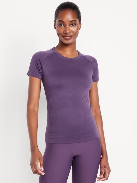 Fluid Seamless Fitted T-Shirt