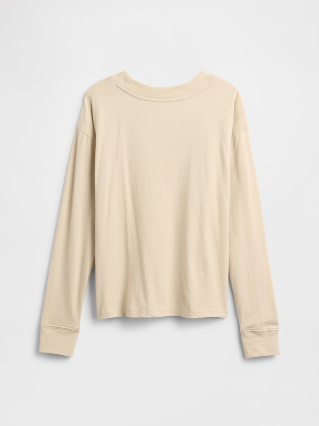 GapKids × ディズニー ミニーマウス  リラックスフィット GAPロゴTシャツ-1