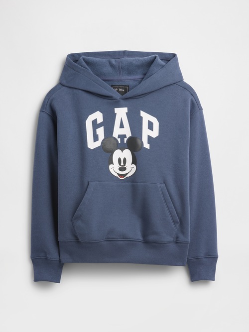 GapKids × ディズニー ミッキーマウス リラックスフィット GAPロゴパーカー