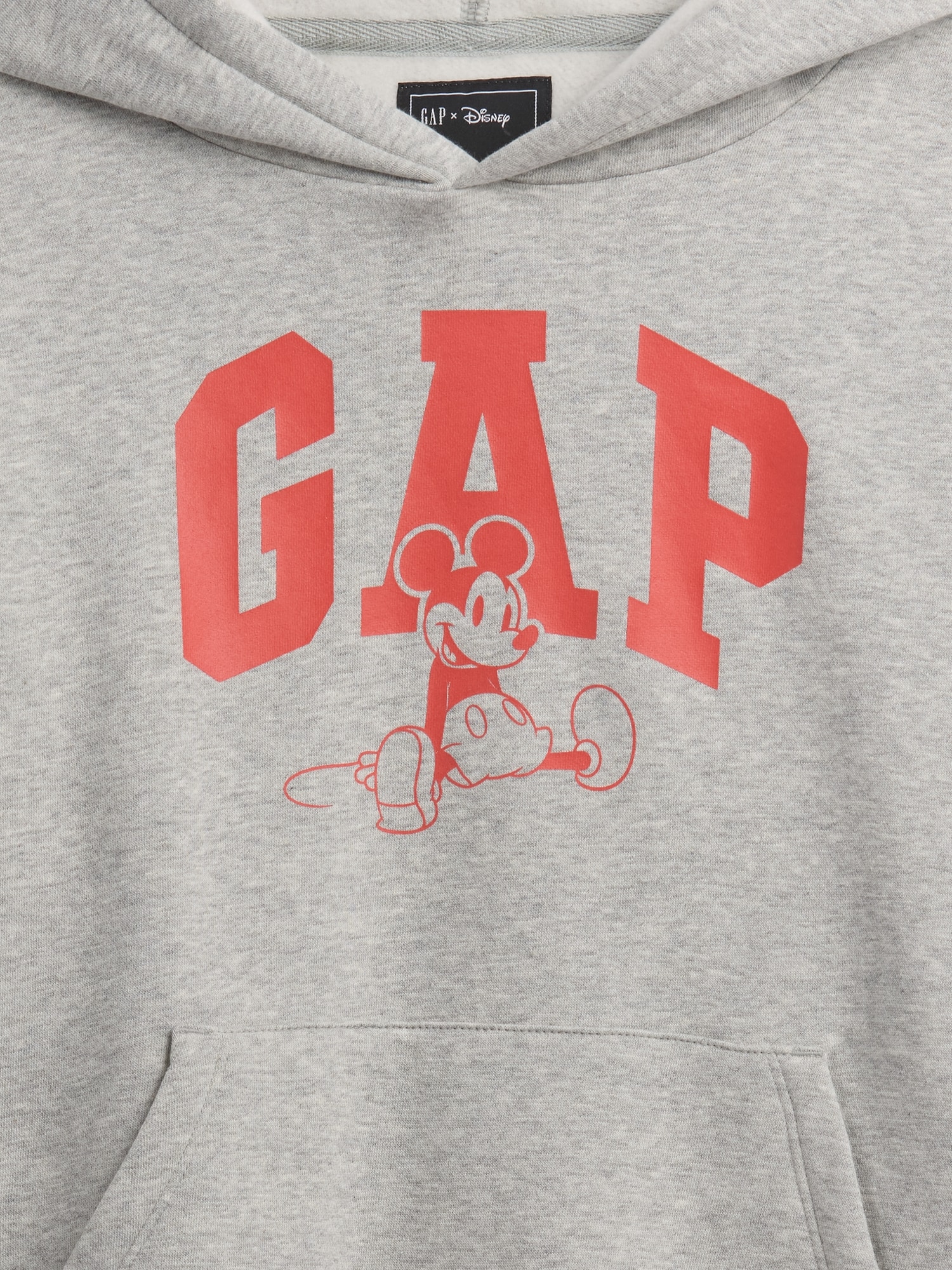 GapKids × ディズニー ミッキーマウス リラックスフィット GAPロゴパーカー-2