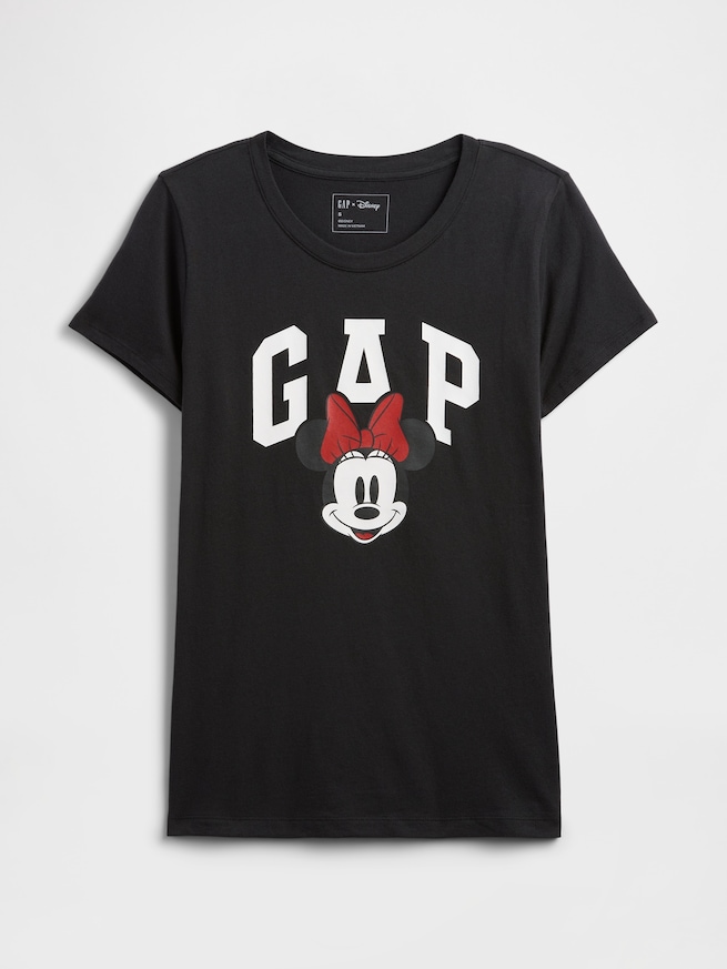 Gap × ディズニー ミニーマウス GAPロゴTシャツ-3