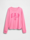 GapKids × ディズニー ミニーマウス  リラックスフィット GAPロゴTシャツ-0