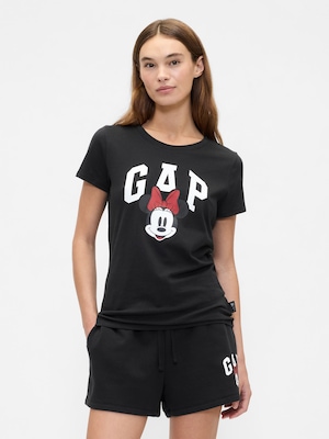 Gap × ディズニー ミニーマウス GAPロゴTシャツ