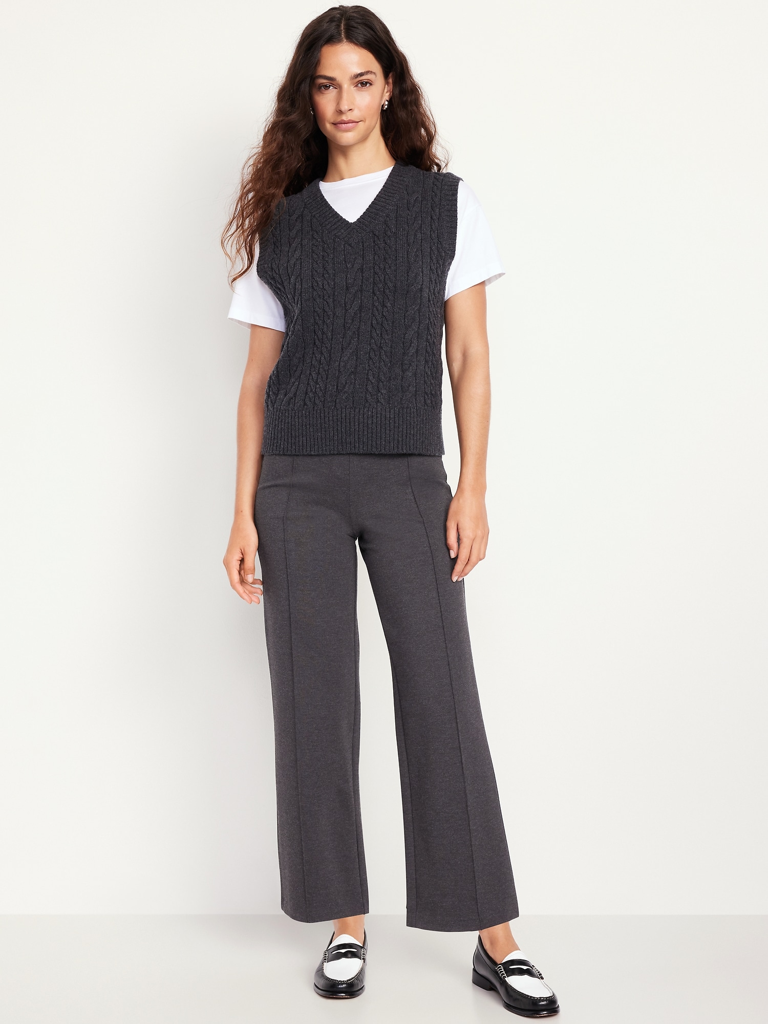 Extra High-Waisted Stevie Straight Pants