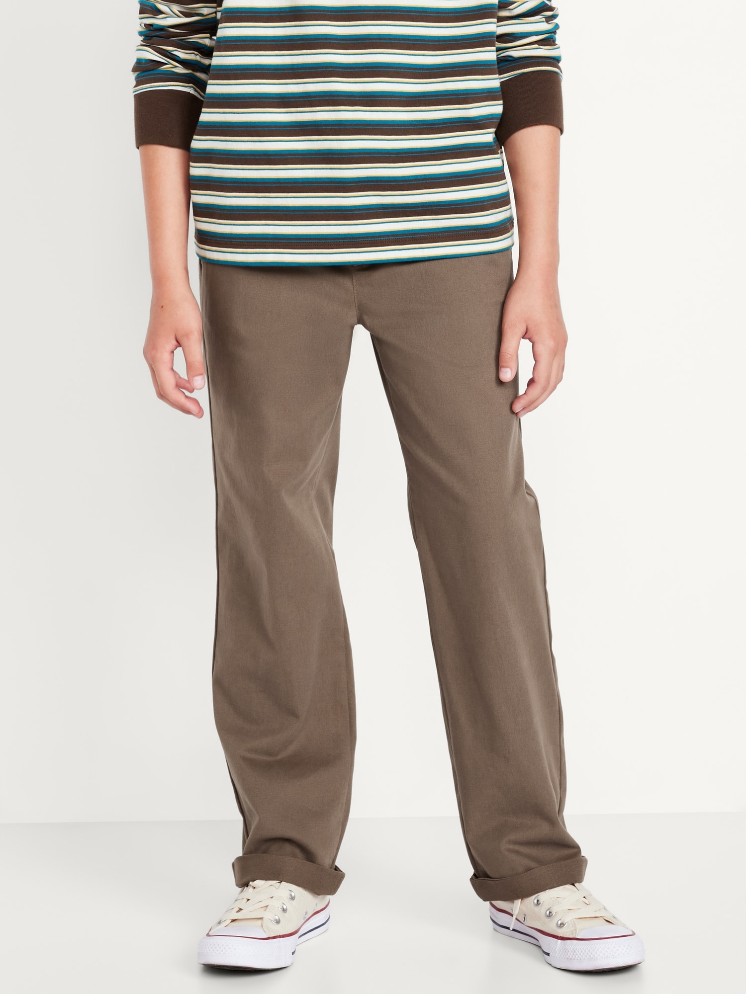Straight Leg Built-In Flex Pull-On Pants for Boys