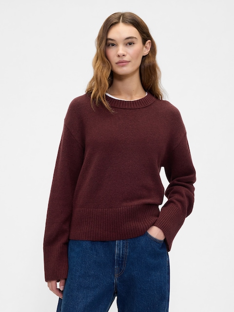 CashSoft Relaxed Crewneck Sweater
