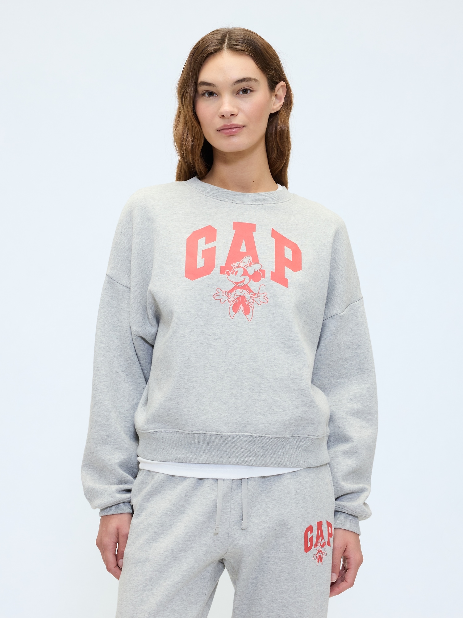 Gap × Disney Minnie Mouse Oversized Logo Sweatshirt