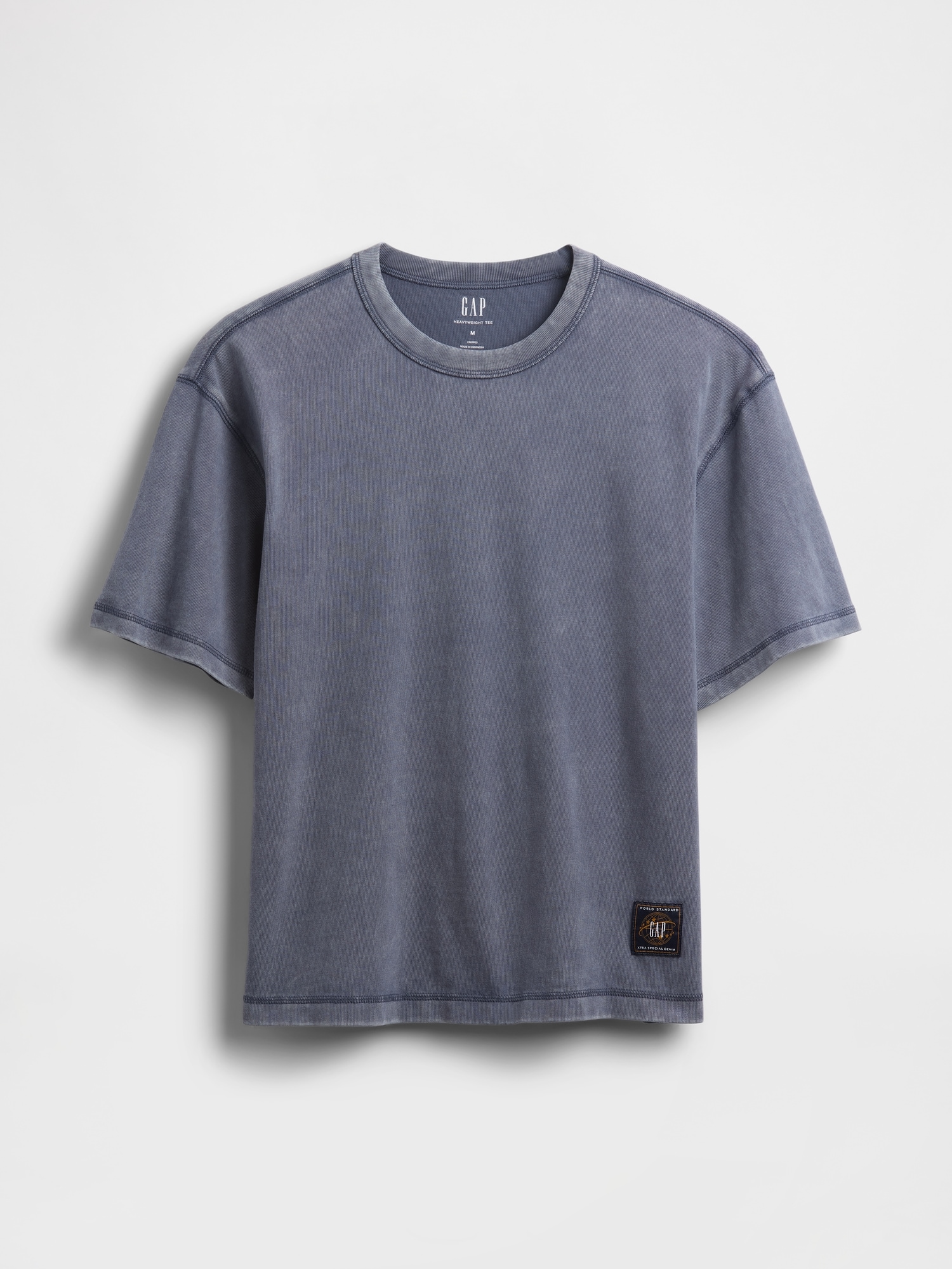 ヘビーウェイト クロップド グラフィックTシャツ-4