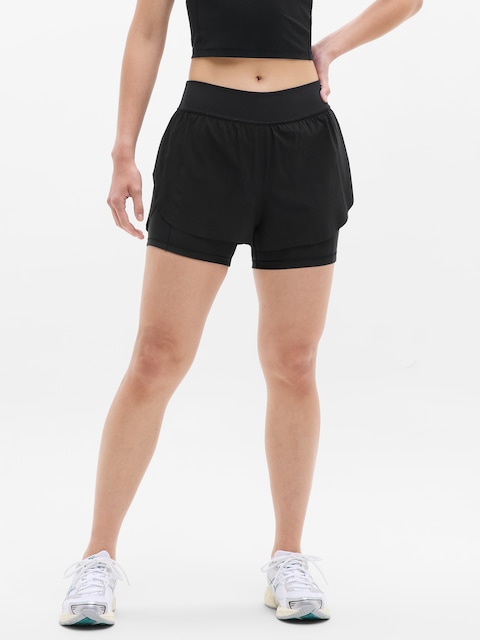 Crossover High Rise 4" Run Short