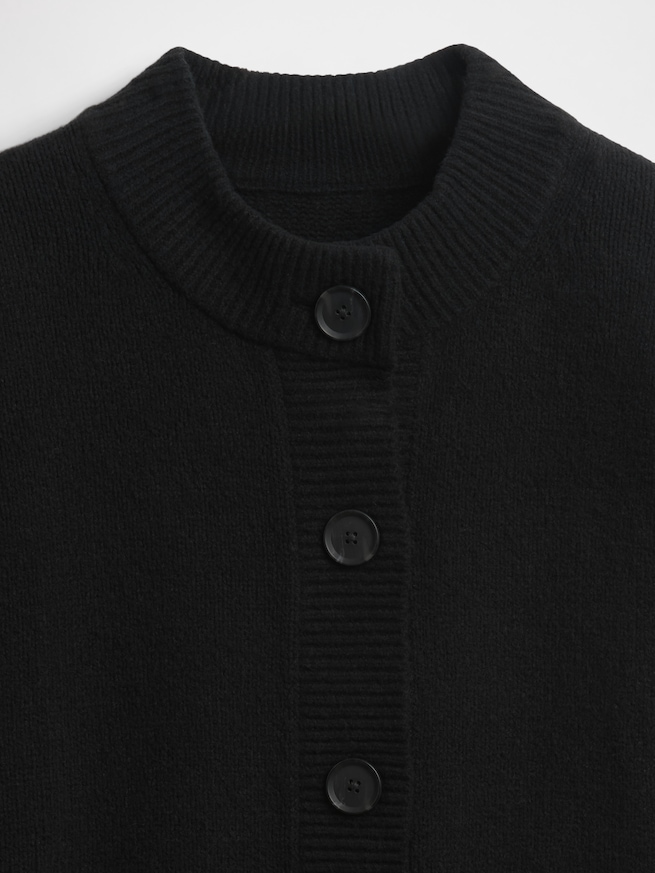 CashSoft カシミヤタッチ オーバーサイズ チャンキー カーディガン-3