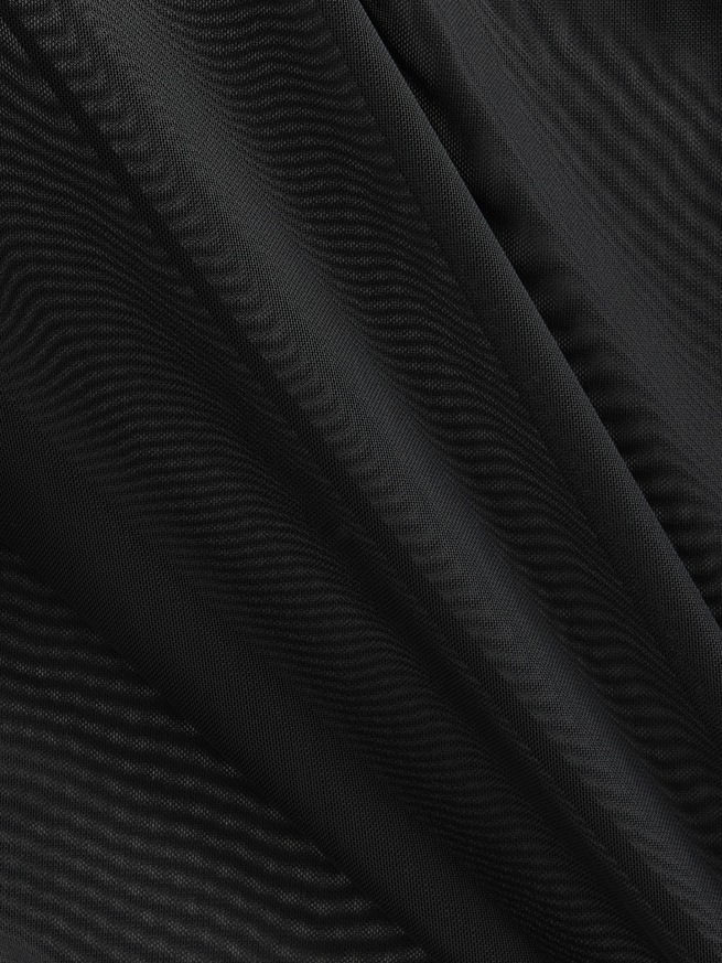 メッシュ クロップドTシャツ-3