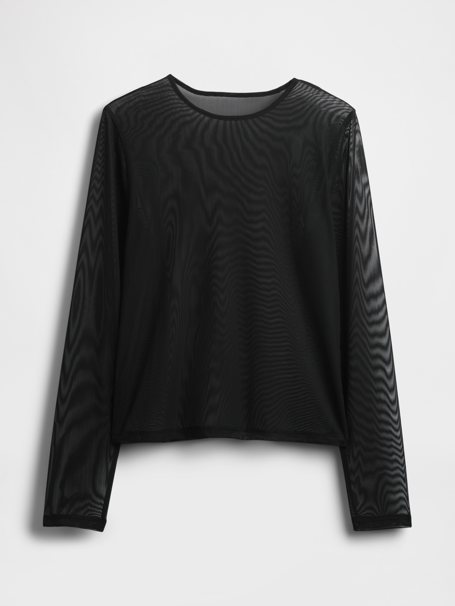 メッシュ クロップドTシャツ-4
