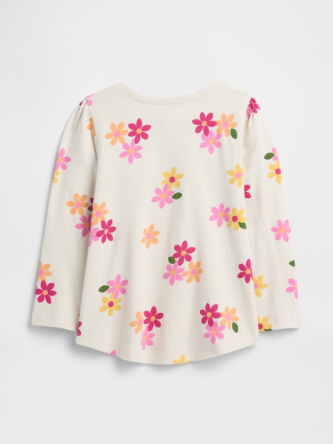 babyGap パフスリーブ クルーネックTシャツ-1