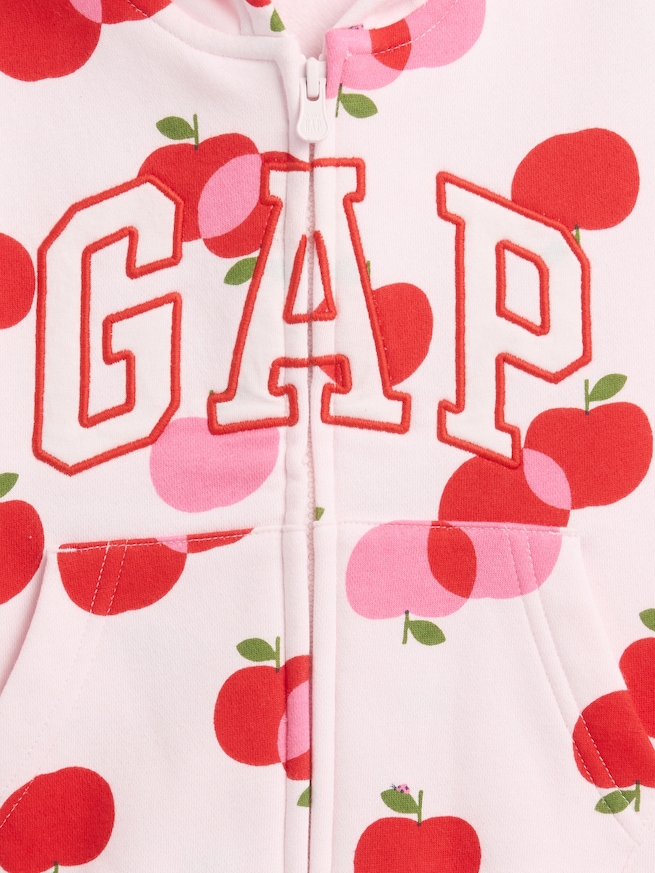 babyGap GAPロゴ ジップアップパーカー-2