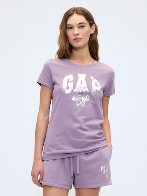 Gap × ディズニー ミニーマウス GAPロゴTシャツ