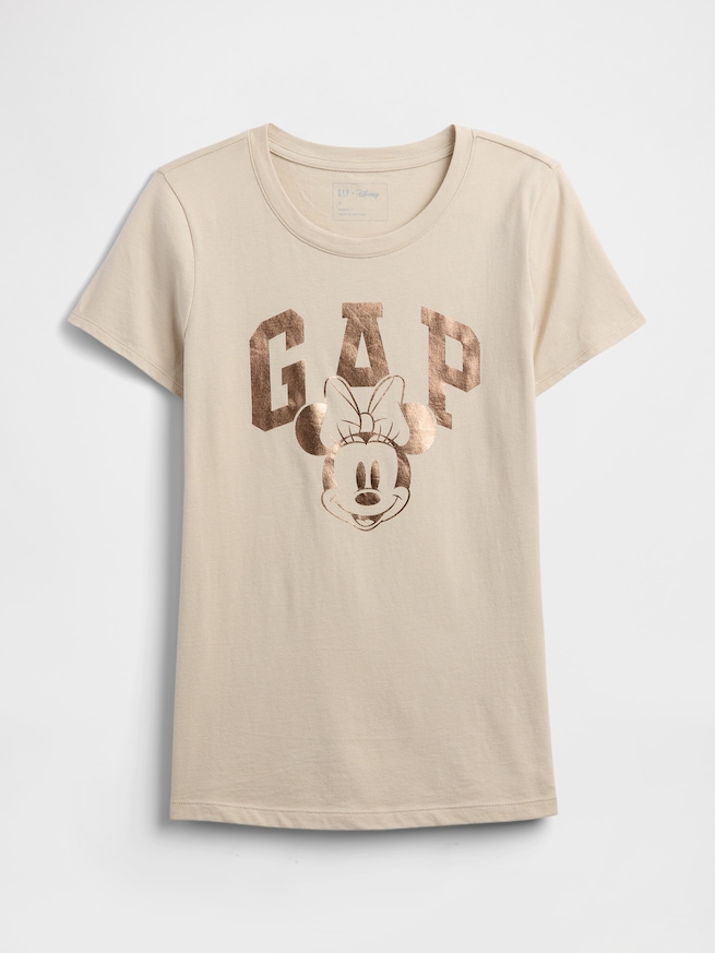 Gap × ディズニー ミニーマウス GAPロゴTシャツ-3